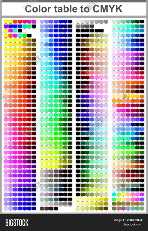 Color Print Test Page Vector Photo Free Trial Bigstock