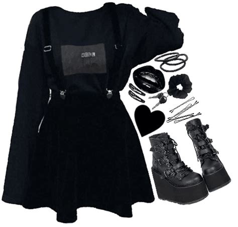 Emo Soft Girl Outfit Shoplook Emo Style Outfits Cute Emo Outfits Emo Clothes For Girls