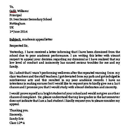Tuition Appeal Letter Sample Luxury Appeal Letter Sample Lettering Vrogue