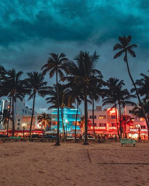 Ocean Drive South Beach Miami By Will Nichols Miami Beach