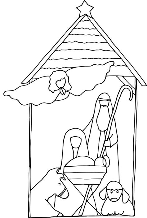 Simple Pencil Of Jesus Coloring Pages