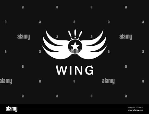 Wings Logo Abstract Design Vector Template Wings Logo Aircraft Wings