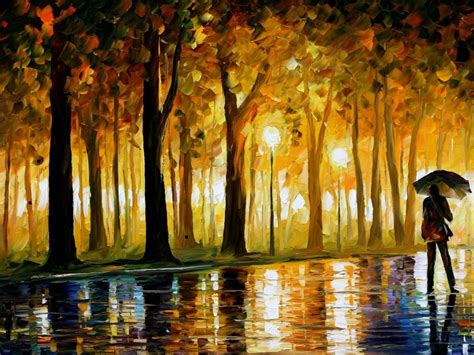 Artistic Oil Painting Hd Wallpaper By Leonid Afremov