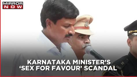 karnataka minister ramesh jarkiholi caught in a ‘sex for favour controversy