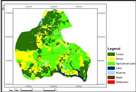 Land Cover Map Of Area Download Scientific Diagram