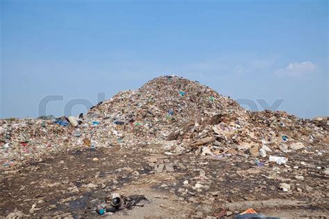 Mountain Of Garbage Stock Image Colourbox