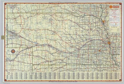 Shell Highway Map Of Nebraska David Rumsey Historical Map Collection