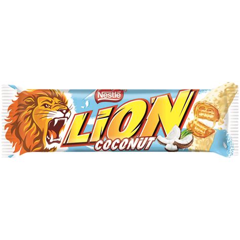 Lion Baton De Napolitana Cu Ciocolata Alba Si Cocos 40g Mega Image