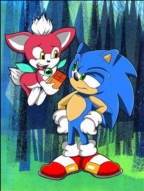 Sonic And Chip By Ten Heart On Deviantart