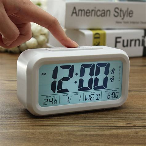 King Do Way Digital Alarm Clock Battery Operated With Dual Alarm