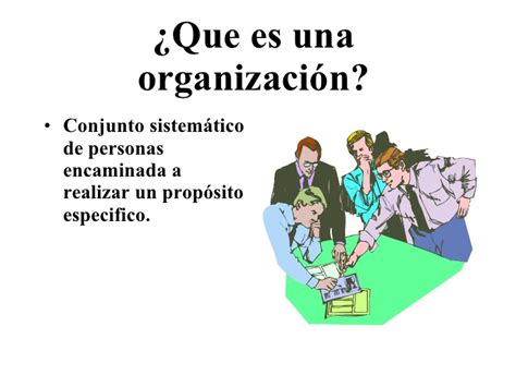 ¿que Es Organización