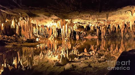 Luray Caverns Mirror Lake Photograph By Suzanne Wilkinson Pixels