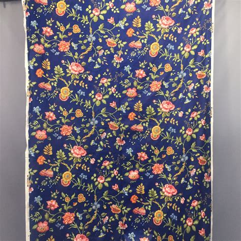 1980s Chintz Floral Fabric