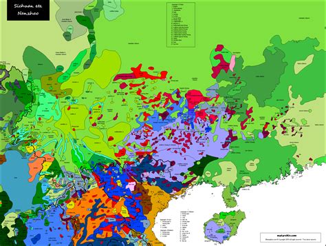sichuan-nanzhao-carte-linguistique-linguistic-map