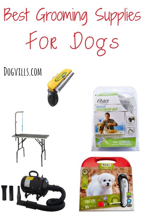 If appointments are not taken, inquire about slower times unless you don't. Best Grooming Supplies For Dogs - DogVills