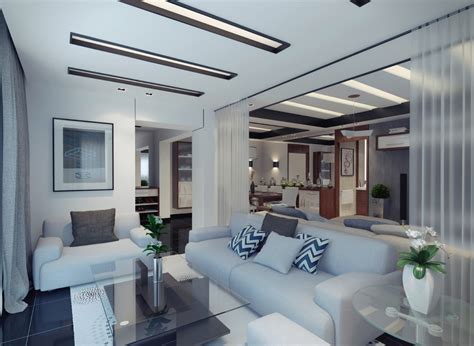 Modern Apartment Design With Soft and Sleek Shades - RooHome