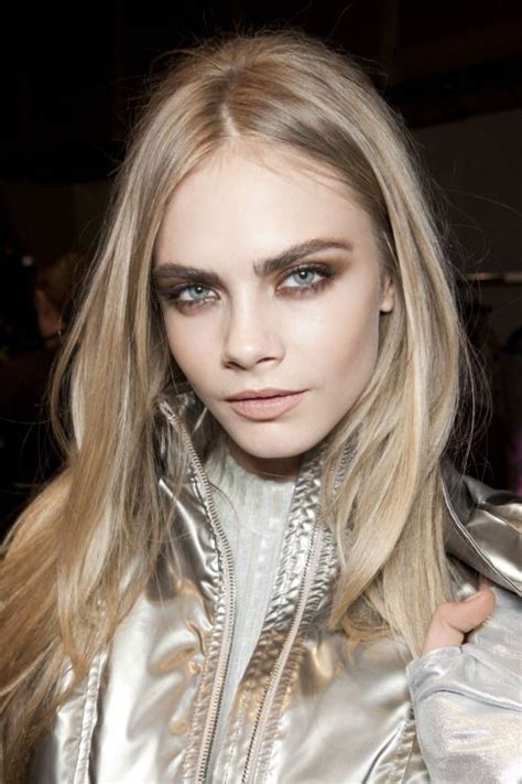 Cara delevingne stars in burberry her intense fragrance campaign burberry continues to reimagine its her perfume with a new scent called, markher intense. Cara Delevingne | Dark roots blonde hair, Pale skin makeup ...