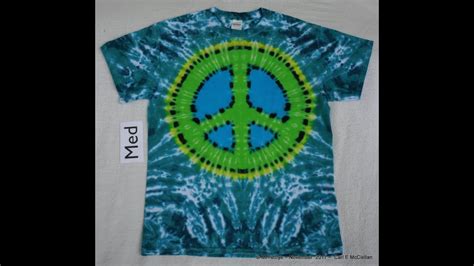Tie Dye A Peace Sign Tee ~ All In One Youtube