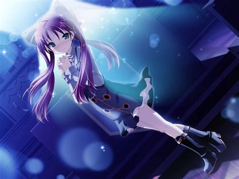 A desktop wallpaper is highly customizable, and you can give yours a personal touch by adding your images (including your photos from a camera) or download beautiful pictures from the internet. boots, Nekomimi, Purple, Hair, Cat, Ears, Anime, Anime ...