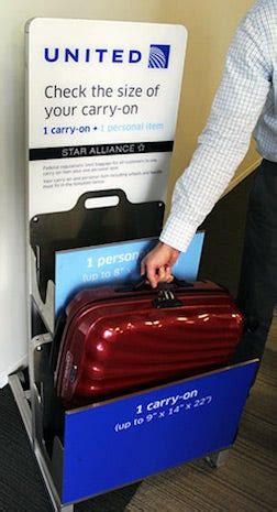 Oversize and overweight baggage fees are waived for the first two free checked bags. United's Strict New Carry-On Baggage Rules Go Into ...