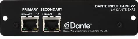 Digital Audio Labs Dante Exp2 Dante Option Card Reverb