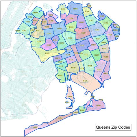 Queens New York Zip Code Map Get Latest Map Update
