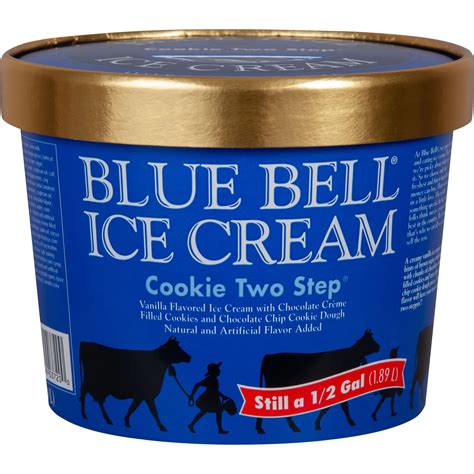 Blue Bell Cookie Two Step Ice Cream Shop Ice Cream At H E B