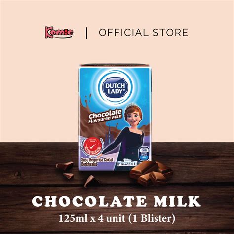 Dutch Lady Disney Frozen Ml Uht Milk Chocolate Flavor Milk Limited