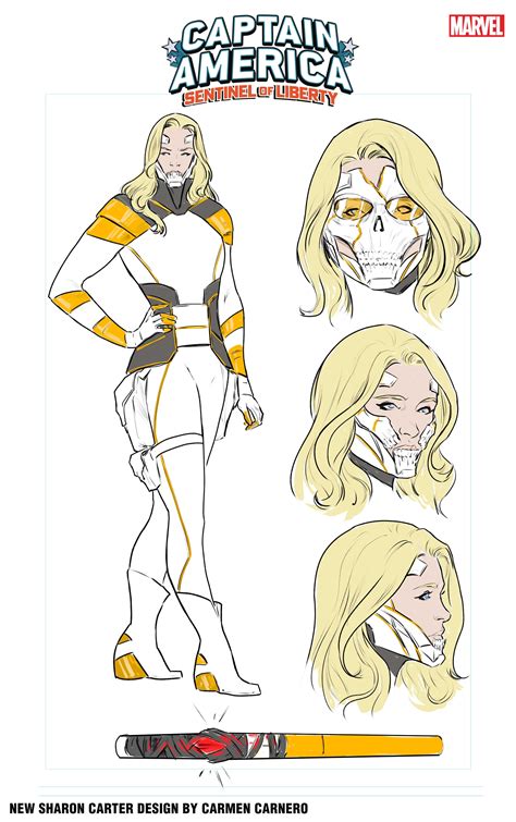 sharon carter adopts a killer new look in the aftermath of captain america cold war marvel