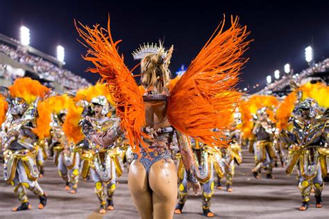 Karneval In Rio Sambaschule Unidos Da Tijuca Zum Sieger Gek Rt Der