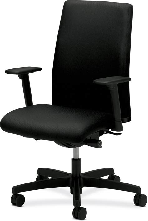 Hon Desk Chair Desk Chair Black Fabric 17 In To 22 In Nominal Seat