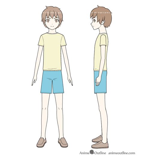 How to draw anime body boy 2019. How to Draw an Anime Boy Full Body Step by Step | Anime ...
