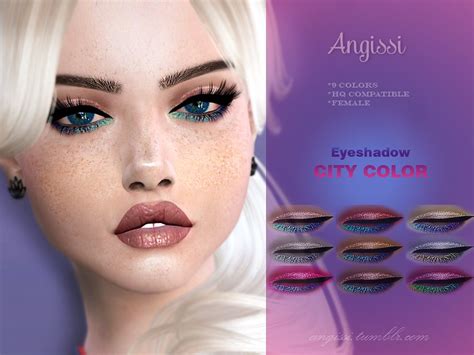 Female Eyeshadow Makeup The Sims 4 P3 Sims4 Clove Share Asia Tổng