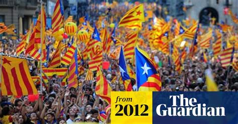 Catalan Independence Rally Brings Barcelona To A Standstill Spain The Guardian