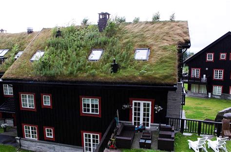 Beautiful Norwegian Homes Topped With Lush Green Roofs Inhabitat