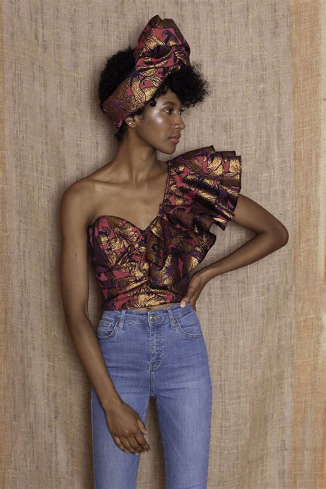 Sika Designs In 2020 Tops Crop Tops African Fashion