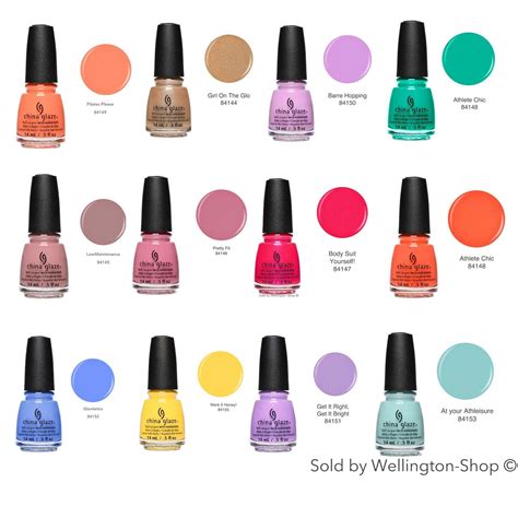 China Glaze Nail Lacquer Nail Polish Chic Physique Collection 14 Ml 05