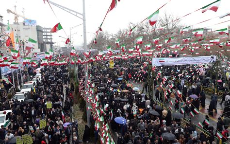 As Revolution Turns 40 Iran Taunts Us Vaunts Military