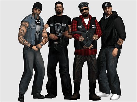 Races Skin Pack Hells Angels Multi Theft Auto Textura San Andreas