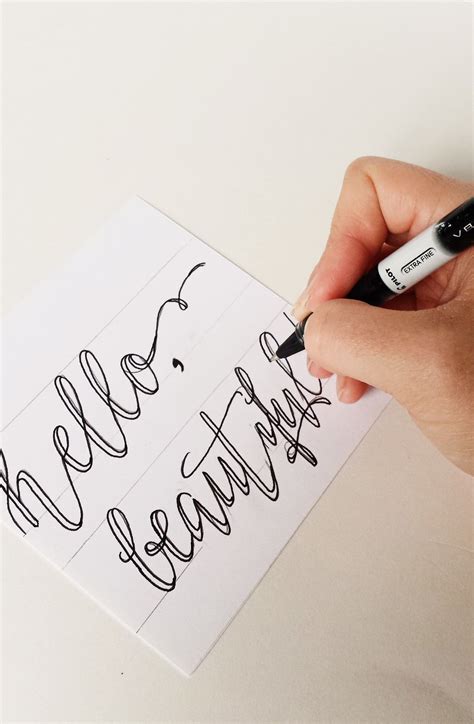How To Create Fake Calligraphy Fake Calligraphy Hand Lettering