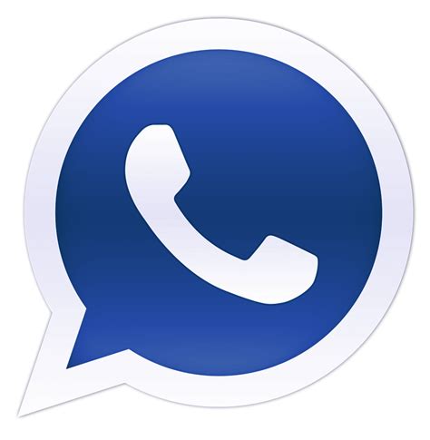 Blue Whatsapp Logo Clip Art Png Transparent Background Free Download