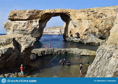 Dwejra Gozo Malta Oct 11 2014 The Azure Window Natural Arch