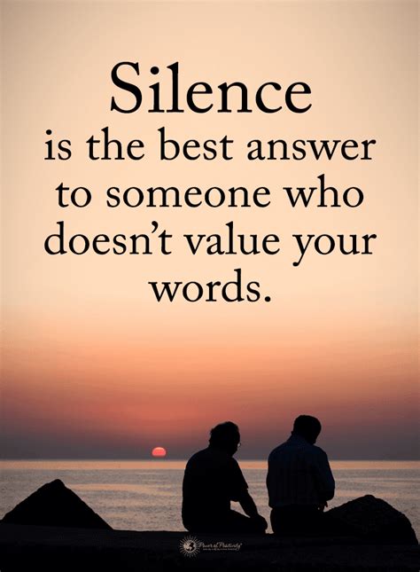 30 Silence Quotes Silence Is The Best Answer To Someone Who Quotes