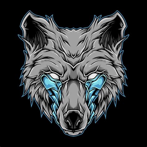 Wolf Head Mascot Logo Design By Visink Thehungryjpeg