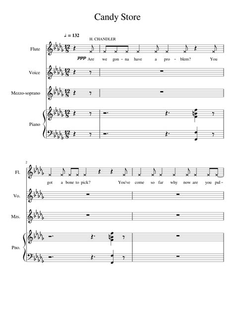Candy Store sheet music - 1 of 18 pages | Sheet music, Piano sheet music beginners, Flute sheet ...