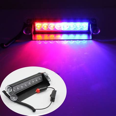 Himmlisch Multicolor 8 Led For Car Dash Strobe Lights Blue