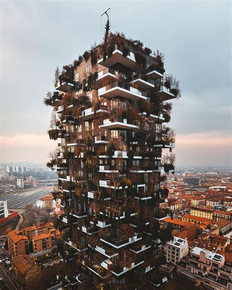 Bosco Verticale The Worlds First Vertical Forest Located In Milan