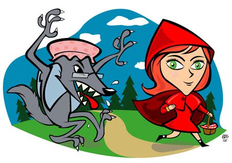 Little Red Riding Hood Wolf Clip Art Clipart Best