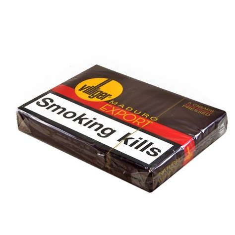 Villiger Export Maduro Pressed Pack Of 5 Cigar In Stock At