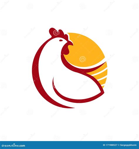 Chicken And Egg Logo For Eggs Production Chicken Farm Emblem Vector
